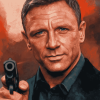 Daniel Craig Celebrity Diamond Painting