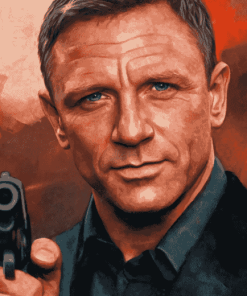 Daniel Craig Celebrity Diamond Painting