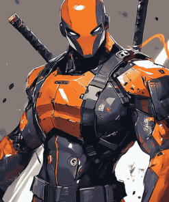 Deathstroke Anime Figure Diamond Painting