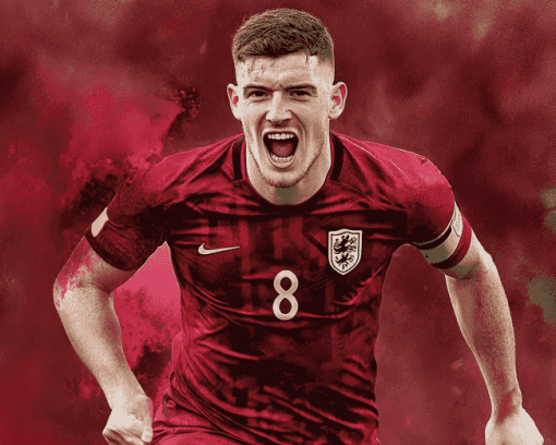 Declan Rice Famous Footballer Diamond Painting