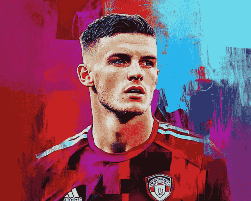 Declan Rice Famous Footballer Diamond Painting