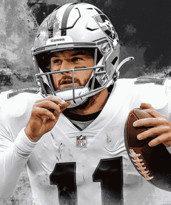 Derek Carr Football Legend Diamond Painting