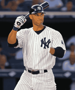 Derek Jeter Baseball Legend Diamond Painting