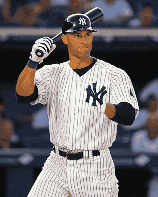 Derek Jeter Baseball Legend Diamond Painting