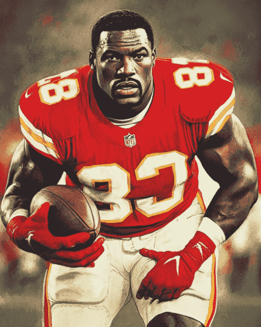 Derrick Thomas Football Legend Diamond Painting