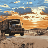 Desert Old Truck Diamond Painting