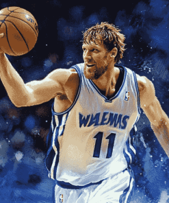 Dirk Nowitzki Basketball Diamond Painting