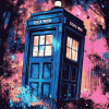 Doctor Who Tardis Colorful Diamond Painting