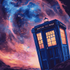 Doctor Who Tardis Colorful Diamond Painting