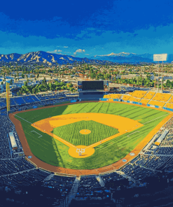 Dodger Stadium Los Angeles Diamond Painting