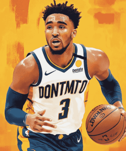 Donovan Mitchell Basketball Diamond Painting