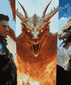 Dragon Age Dragons Diamond Painting