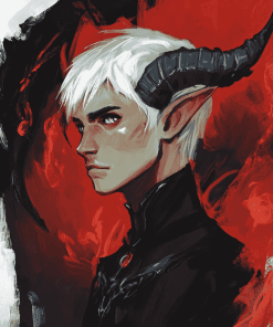 Dragon Age Fenris Character Diamond Painting