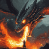 Dragon Fire Animation Diamond Painting