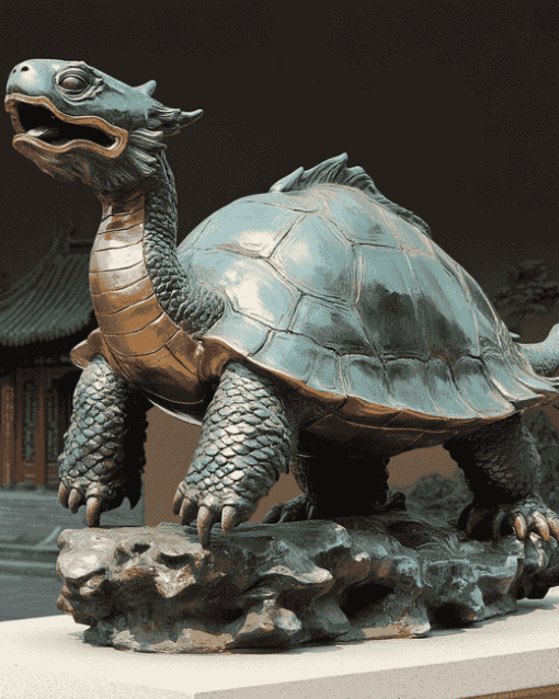 Dragon Turtle Building Diamond Painting