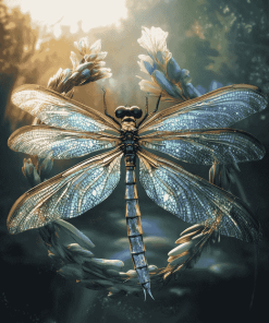 Dragonfly Dreamcatcher Diamond Painting