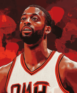 Dwayne Wade NBA Legend Diamond Painting