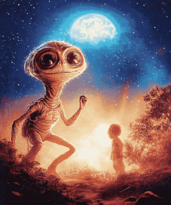 ET The Extra Terrestrial Classics Diamond Painting