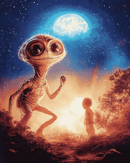 ET The Extra Terrestrial Classics Diamond Painting