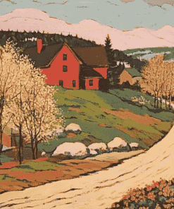 Early Spring Ay Jackson Vintage Diamond Painting