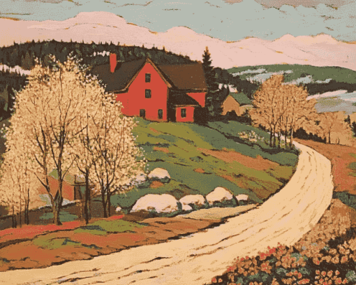 Early Spring Ay Jackson Vintage Diamond Painting