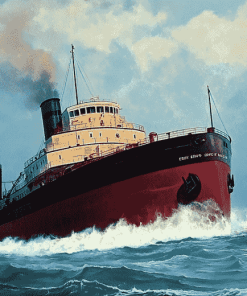 Edmund Fitzgerald Ship Diamond Painting