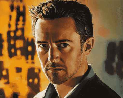 Edward Norton Movie Diamond Painting