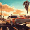 El Camino Cars Diamond Painting