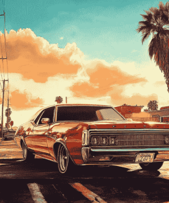 El Camino Cars Diamond Painting