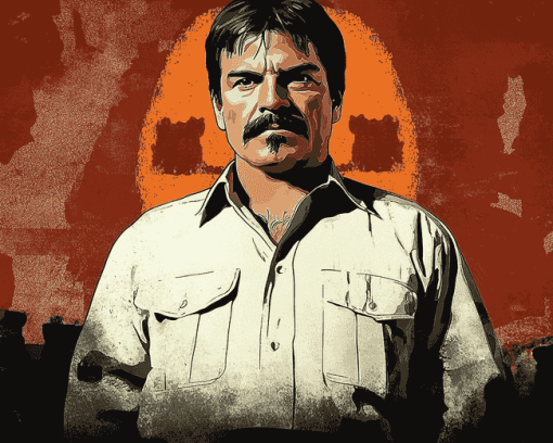 El Chapo Film Series Diamond Painting