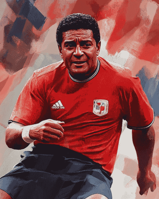 Elegant Eusebio Footballer Diamond Painting