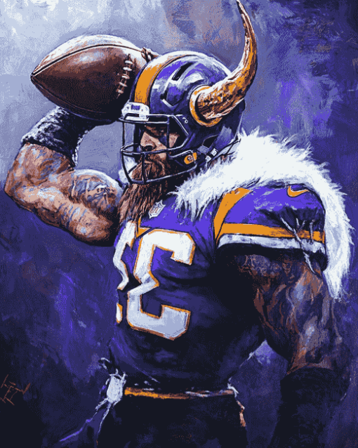 Elegant Minnesota Vikings Diamond Painting