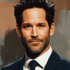 Elegant Paul Rudd Celebrity Diamond Painting