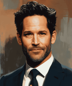 Elegant Paul Rudd Celebrity Diamond Painting