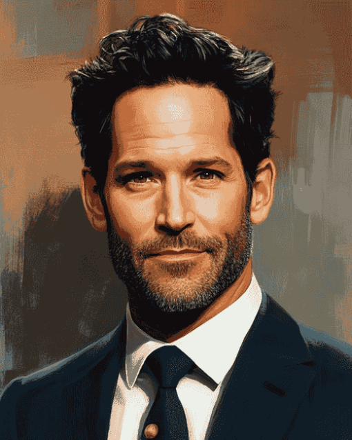 Elegant Paul Rudd Celebrity Diamond Painting