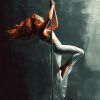 Elegant Woman Pole Dancer Diamond Painting