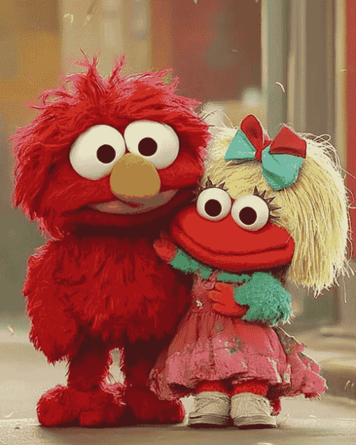 Elmo and Karli Muppets Diamond Painting