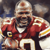 Emmitt Smith Famous Footballer Diamond Painting