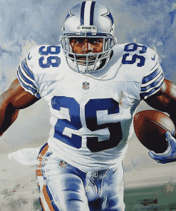 Emmitt Smith Football Legend Diamond Painting