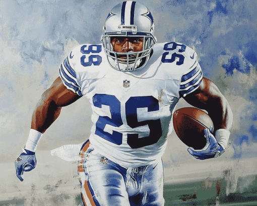 Emmitt Smith Football Legend Diamond Painting