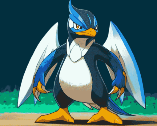 Empoleon Pokemon Anime Diamond Painting