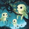 Enchanted Kodama Anime Diamond Painting