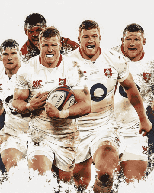 England Rugby Stars Diamond Painting