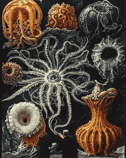 Ernst Haeckel Masterpieces Diamond Painting