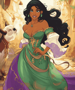 Esmeralda Animation Diamond Painting