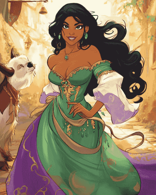 Esmeralda Animation Diamond Painting