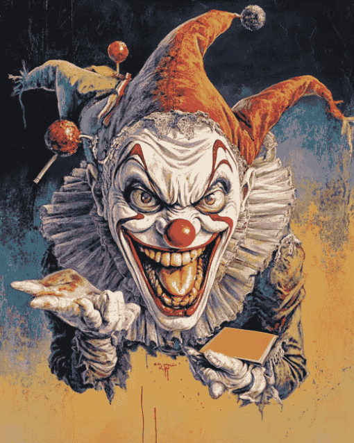 Evil Clown Diamond Painting