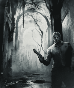 Evil Within Game Character Diamond Painting