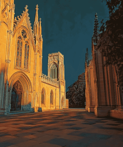 Exeter Cathedral Elegance Diamond Painting