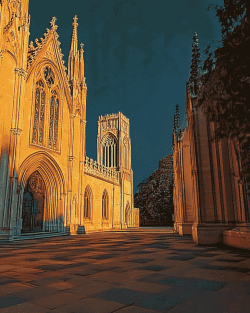 Exeter Cathedral Elegance Diamond Painting